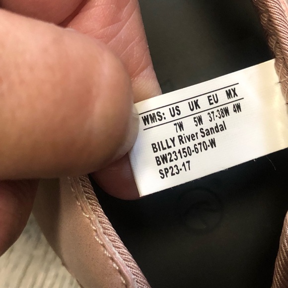 BILLY River Sandals-Blush - Picture 7 of 9